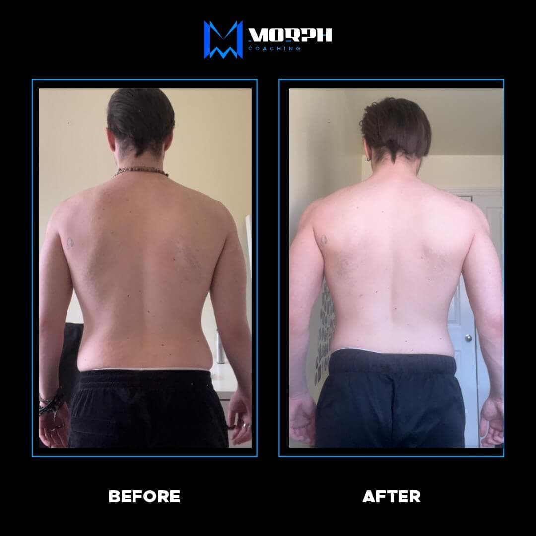 Morph coaching transformation back image