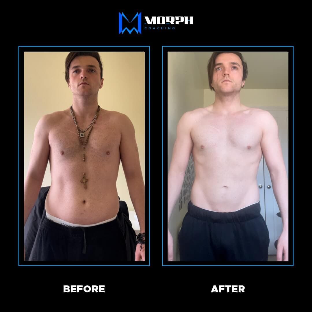 Morph coaching transformation front image