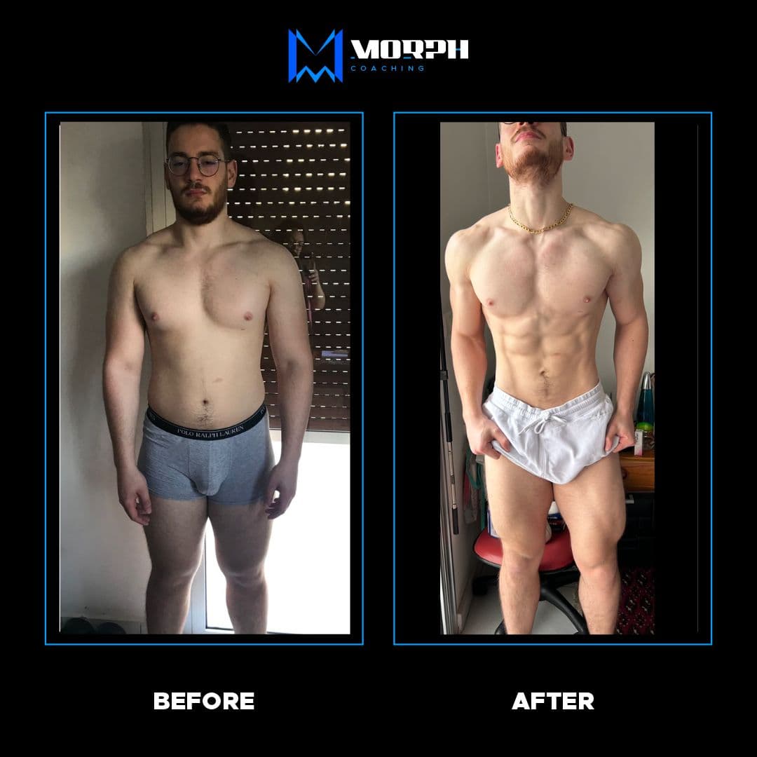 Morph coaching transformation front image