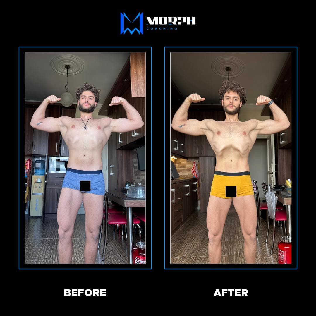 Morph coaching transformation front image