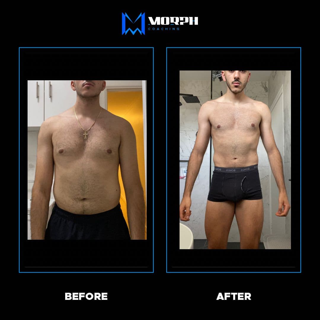 Morph coaching transformation front image