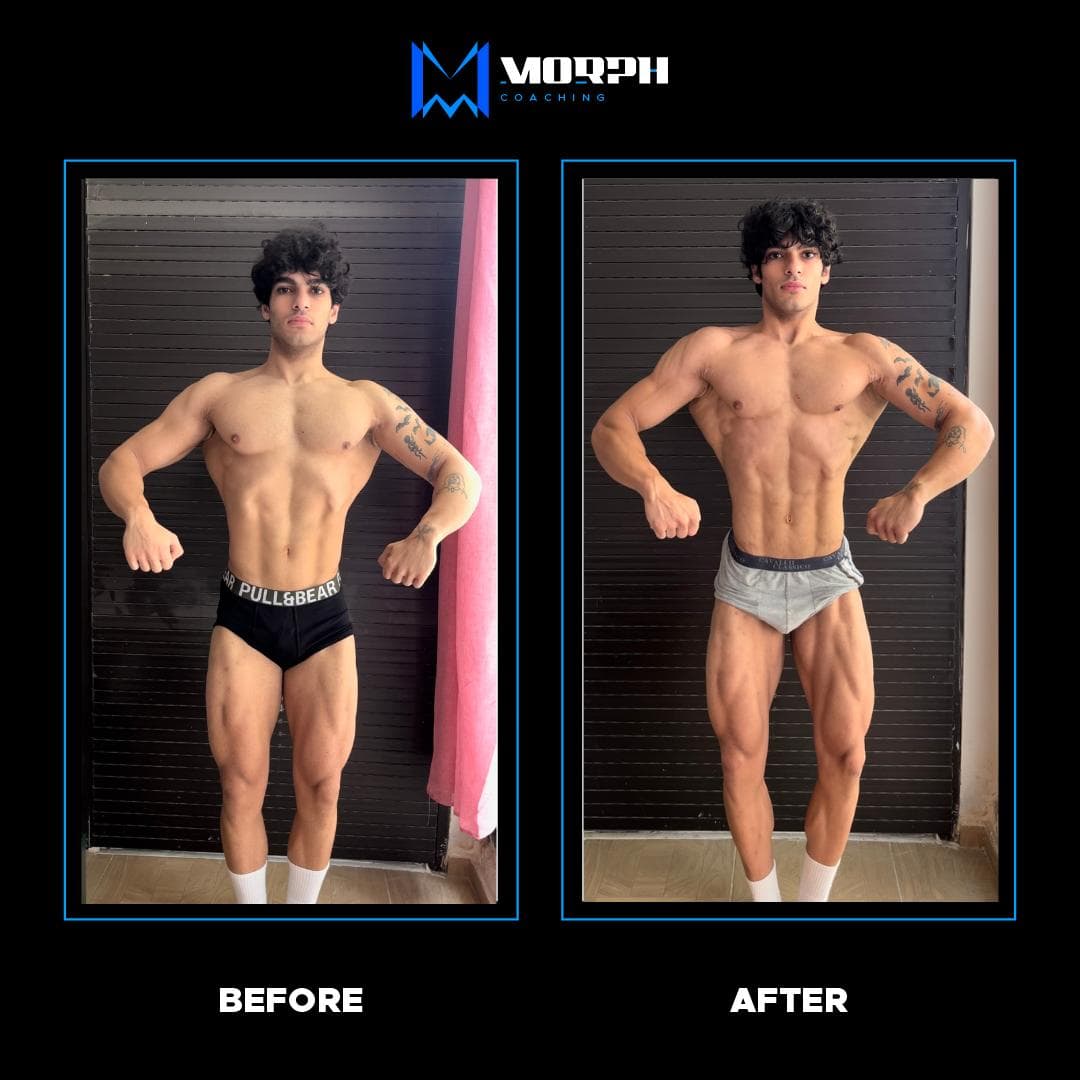 Morph coaching transformation front image