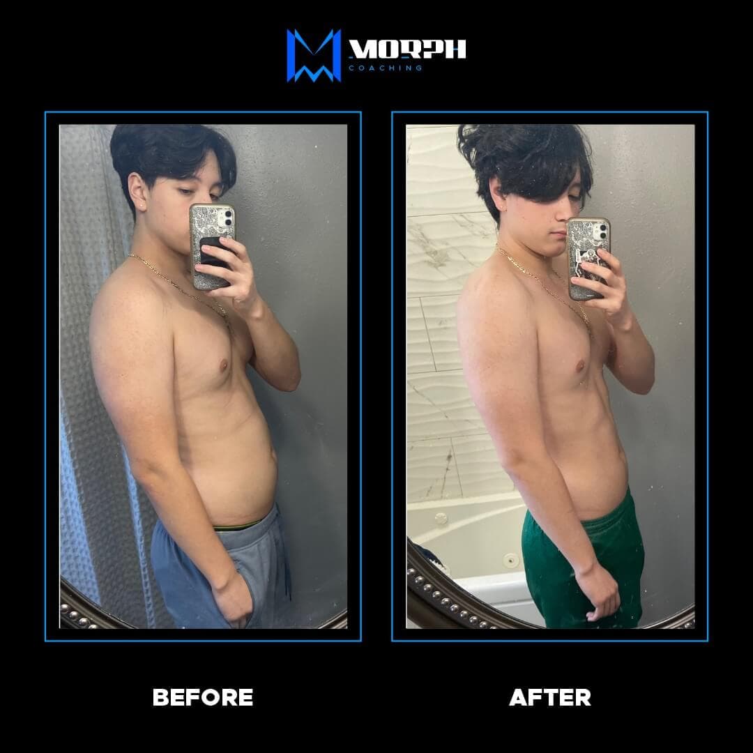 Morph coaching transformation side image